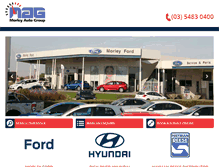 Tablet Screenshot of morleyautogroup.com.au